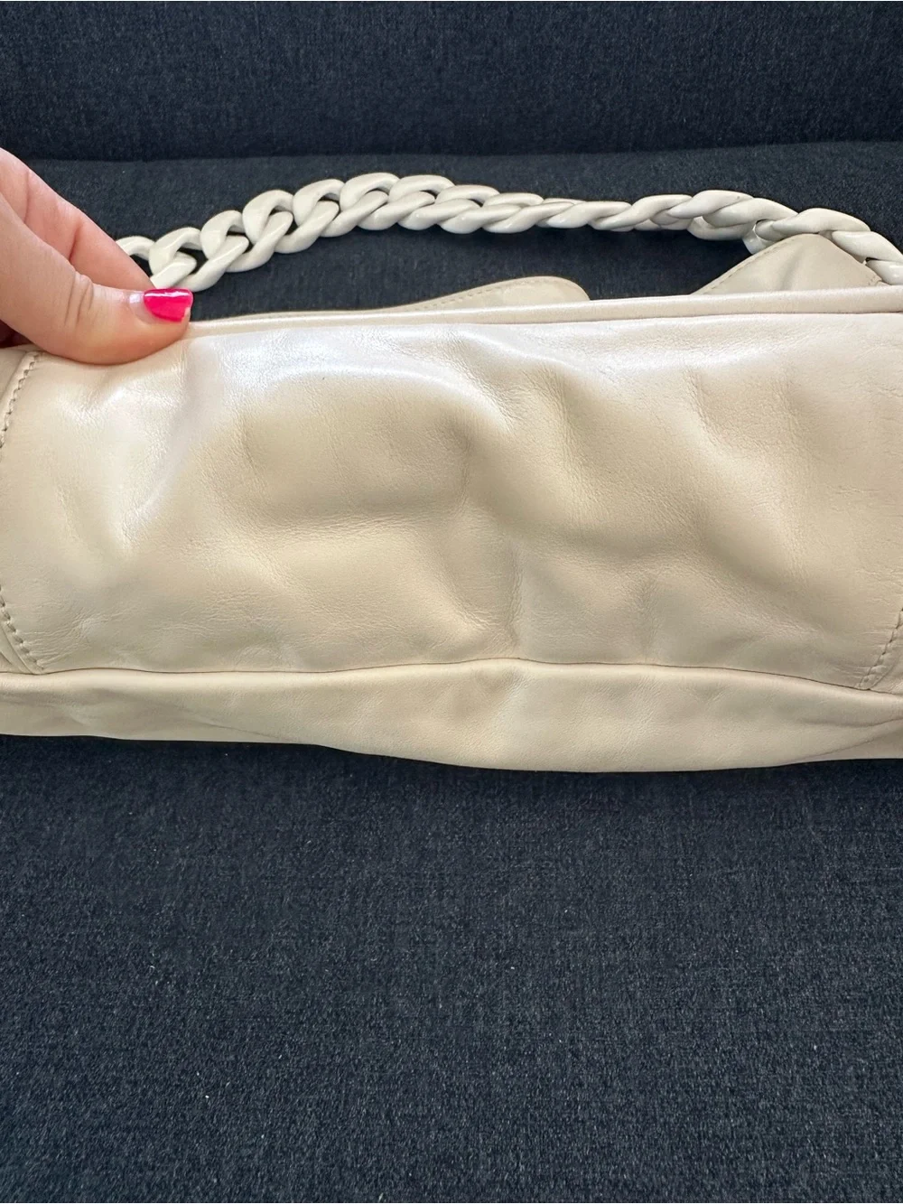 CHANEL bag white